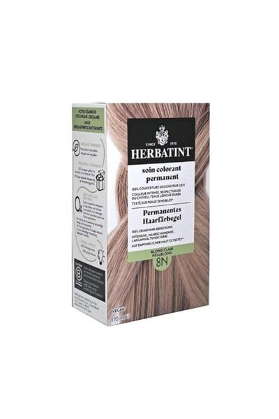 Herbatint Bitkisel Özlü Kalıcı Saç Boyası | Doğal Açık Kumral (Blond Clair 8N) 170 ml