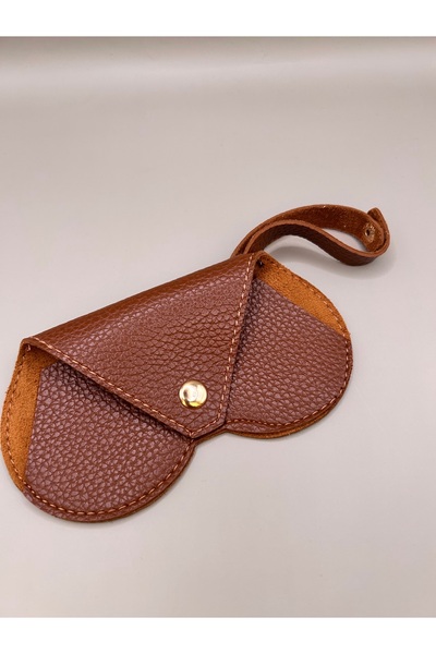 OEM Çantaya takılan gözlük kılıfı kahve