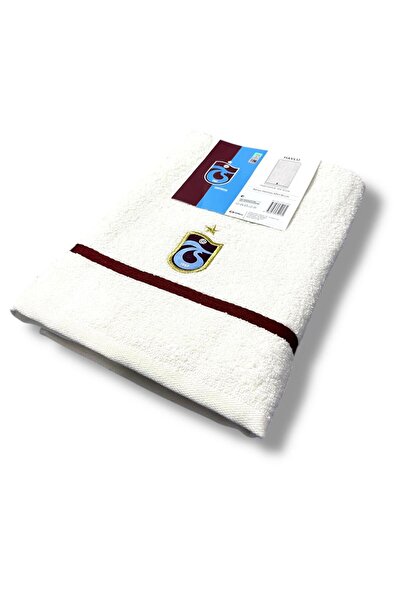 Taç Ts Borda Blue Bandroll Fan Bath Towel 65 X 130 cm