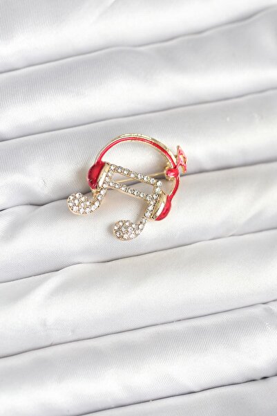 Skygo Kulaklıklı Nota Model Broş - TJ-BR467