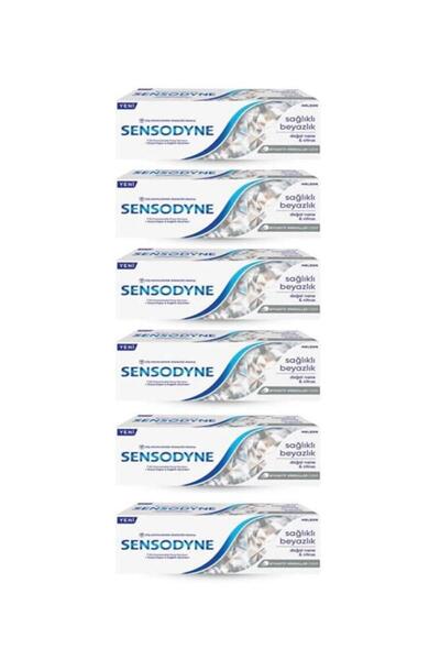 Sensodyne Sağlıklı Beyazlık Diş Macunu 75 ml x 6 Adet