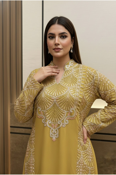 Moda Line Elegant embroidered jalabiya