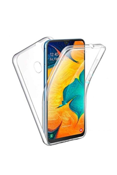 PlanetPhone Husă pentru Samsung A40 protectie fata spate 360°, silicon, trans...
