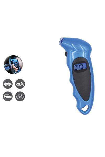 The comprehensive house مقياس ضغط الإطارات الرقمي - 4 إعدادات للسيارة والشاحن...