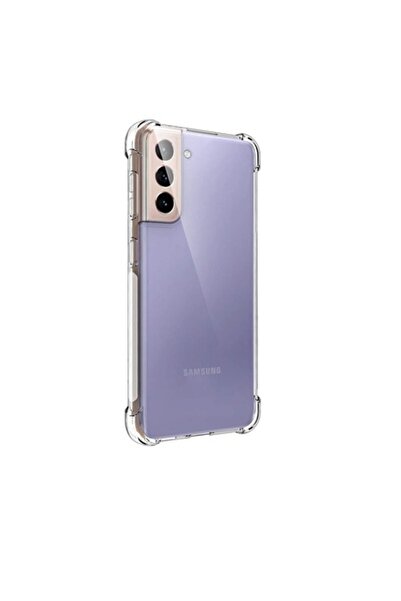 PlanetPhone Husa pentru Samsung S21, antisoc, transparentă din silicon, colțu...