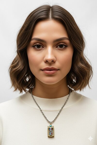 PİRAMİGO قلادة على شكل أسطوانة للصلاة على الطراز التبتي