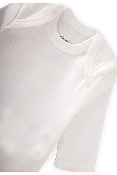 Cigit Triple Long Sleeve Bodysuit 0-3 Years Old White