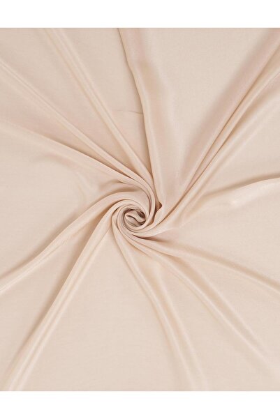 Kayra Silvery Plain Scarf Cream