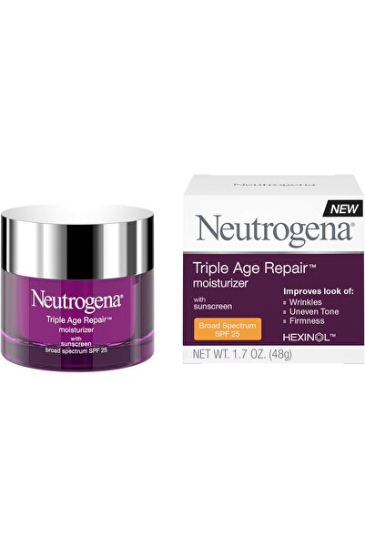 Neutrogena Triple Age Repair Anti-Aging Face Moisturizer SPF 25, 1.7 oz