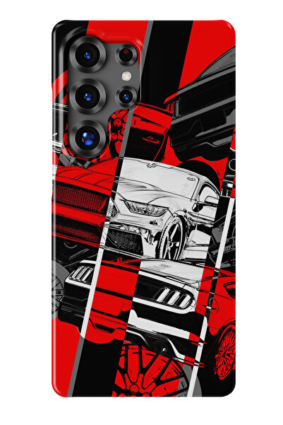 lelia حافظة هاتف شفافة متوافقة مع هاتف سامسونج جالاكسي S23 الترا مطبوع |   ال...