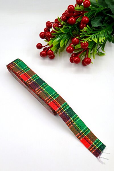 YENİCİ شريط مزخرف لرأس السنة (10 أمتار - 2.5 سم)