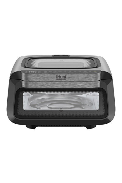 iHunt Bro Pizza Air Fryer ULTRA FAST, 13L, 2100W, 3-in-1, 40°C - 380°C, Digital Touch, Window, Black