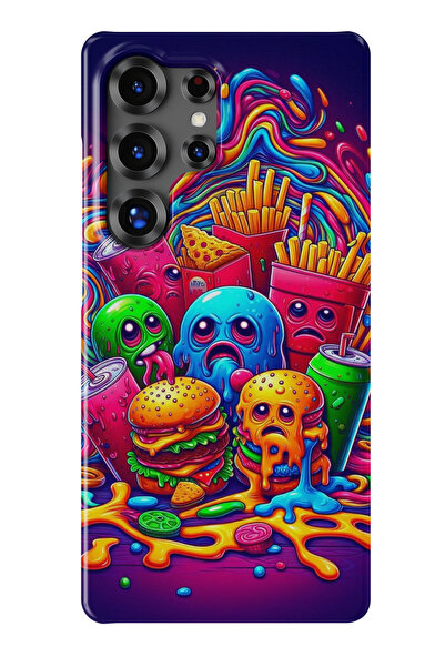 lelia حافظة هاتف شفافة متوافقة مع هاتف سامسونج جالاكسي S22 الترا مطبوع |   ال...