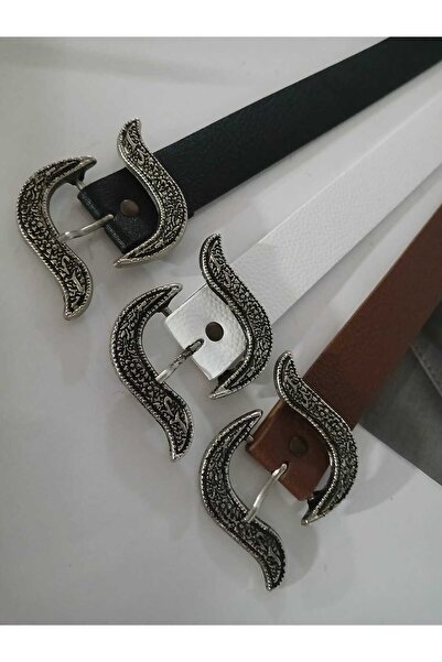 ARLIVA Antique Special Design Buckle Women's Trouser Belt, Dress Belt, Coat Belt