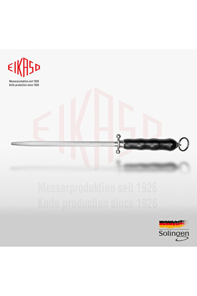 Eikaso Round sharpening steel with wooden handle