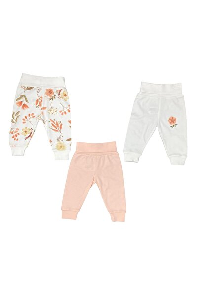 Tiffany طقم سفلي من 3 قطع للفتيات الصغيرات من Flower Garden بدون أحذية، إكرو 15006