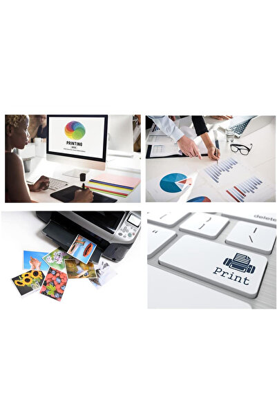 Generic GI-490 Ink Compatible with CANON Printer (4-Pack Black Cyan Magenta Yellow)