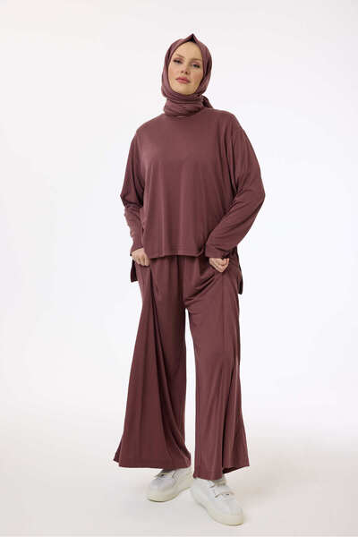 My City 5712 - Stylish Comfortable Soft Textured Women's Blouse Pants Set