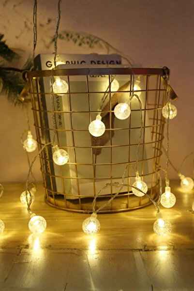 Muchmy سلسلة أضواء صغيرة مستديرة بطول 3 أمتار لتزيين حفلات أعياد الميلاد وإضاءة ملونة بمنفذ USB - 20 ضوءًا