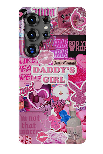 lelia حافظة هاتف شفافة متوافقة مع هاتف سامسونج جالاكسي S22 الترا مطبوع |   ال...