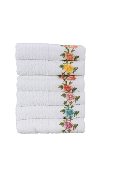 Özdilek Balsam White White Towel Set of 6 in a Bag