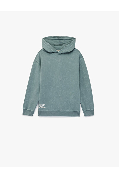 Koton Hanorac cu mânecă lungă din bumbac supradimensionat tricou