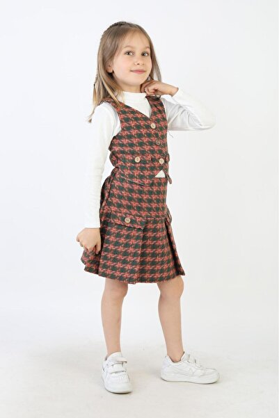 Erzani Kids Şanel Vest Set 3-Piece Set