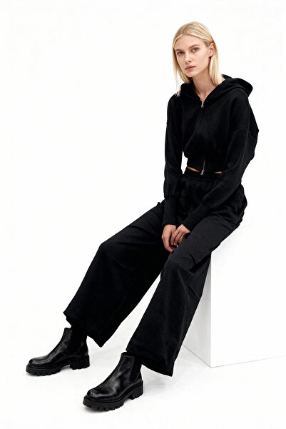 Rays 2460 Long Sleeve Zippered Pants Set Black