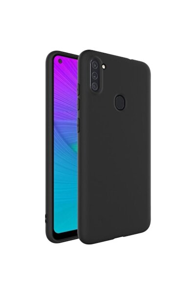 PlanetPhone Husa subțire compatibilă cu Samsung Galaxy A11/M11, silicon negru...