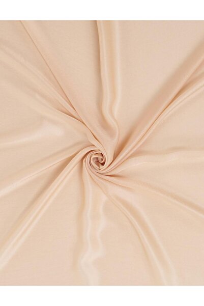 Kayra Silvery Plain Scarf Salmon
