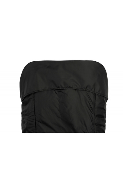 Sensillo Polar Black winter bag for stroller/sled, with zipper, waterproof quilted material, or