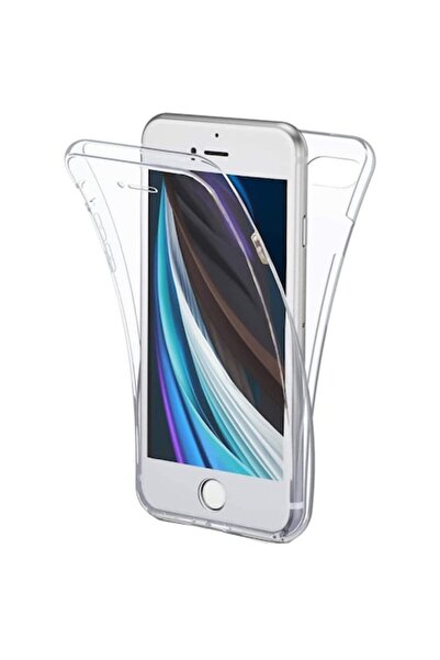PlanetPhone Husa pentru iPhone SE 2, protectie completa 360° (față și spate),...