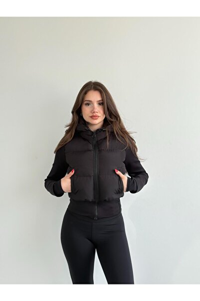 bbeox.com Şişme Crop Mont