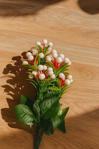 etxShop 1. نبات صناعي عالي الجودة على شكل كوكينا مع 5 فروع، نموذج أوراق بطول ...