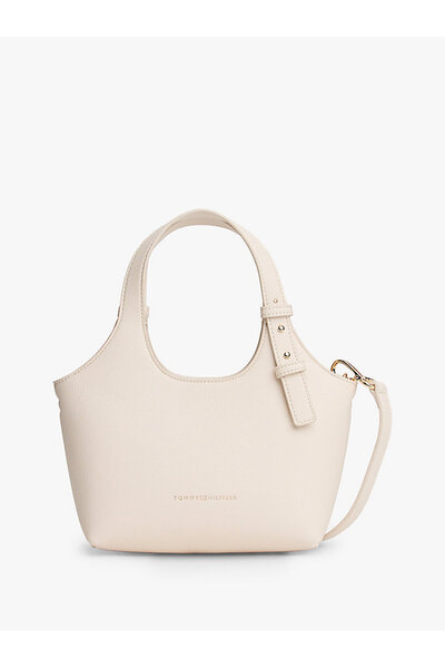 Tommy Hilfiger TH Logo Detaylı Kadın Mini Tote Çanta