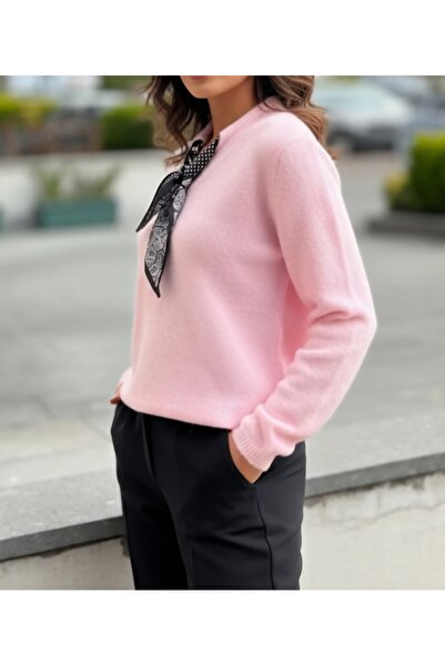 Vaniza Standard Size Midi Length Soft Scarf Sweater