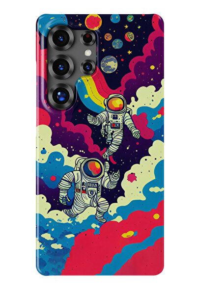 lelia حافظة هاتف شفافة متوافقة مع هاتف سامسونج جالاكسي S24 الترا مطبوع |   ال...