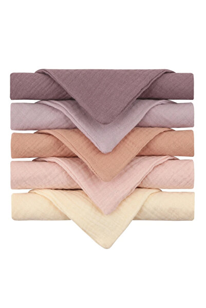 REDQUIT Set de 5 prosoape de muselină REDQUIT® 100% bumbac – Ultra-moi, reuti...