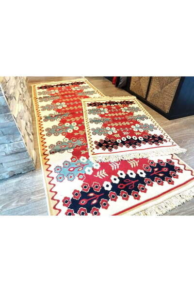 OEM 1+1 Traditional double-sided rugs, 80x200cm + 60x90cm COTON03AC