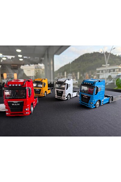 metaş oyuncak Man Oyuncak Tır Taşıyıcı Man Kupa Model Diecast 12cm Maket Kole...
