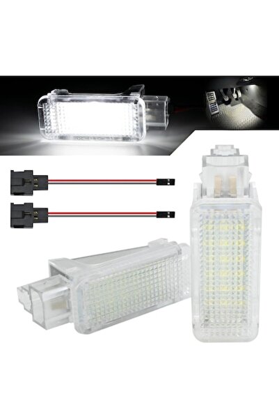 GizMondo Set de 2 lumini LED interioare compatibile cu Audi/Volkswagen/Skoda/Porsche