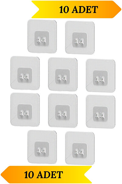 HIMY SHOP Yapışkanlı Askılık Yedek 2 Adet Banyo Askısı Mutfak Düzenleyici Org...