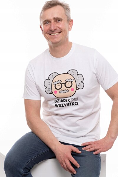 MORAJ Men's Funny T-Shirt GIFT for Grandparents' Day Inscription - M