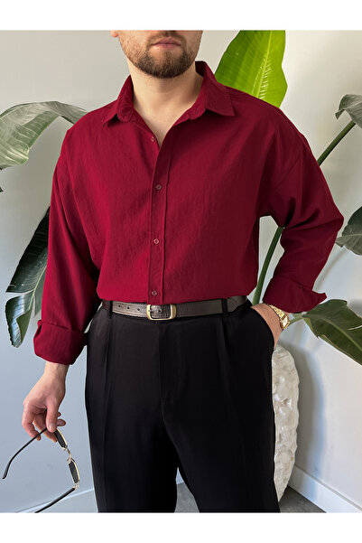 HAWKKİNG Men's Oversize Modal Shirt