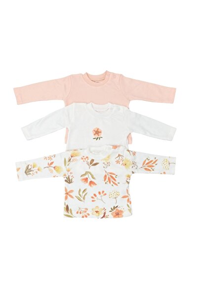 Tiffany Baby Girl Flower Garden 3-Piece Sweat Set Ecru 15096
