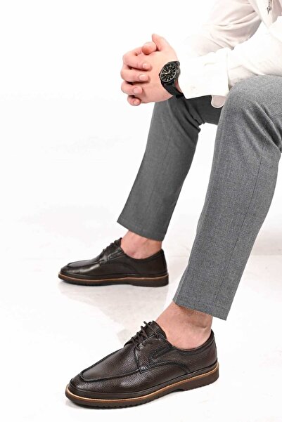 Bestello Lace-Up Eva Sole Genuine Leather Casual Shoes 333-04 Men's Shoes