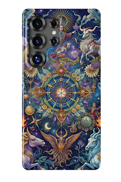 lelia حافظة هاتف شفافة متوافقة مع جهاز Galaxy S22 Ultra مطبوع |   المجموعة: ز...