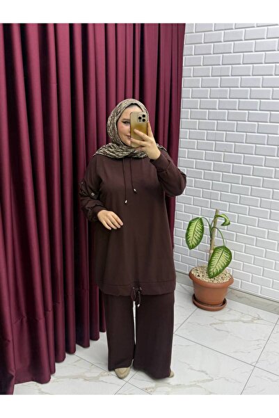 İLGEN TEKSTİL Hooded Bird-Eye Sports Suit