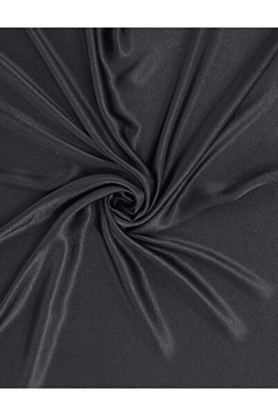 Kayra Glitter Plain Scarf Black