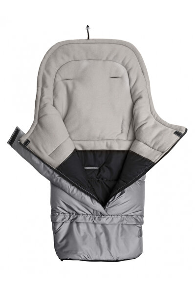 Sensillo 3 in 1 Polar Grey winter bag for stroller/sled/car seat with adjustable length 80-100